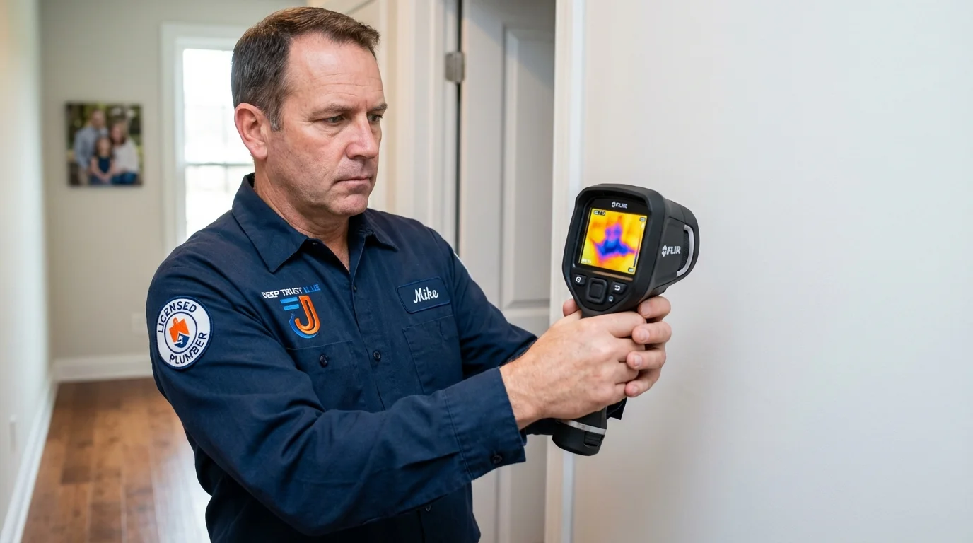 Thermal imaging leak detection by Johns Plumbing LLC in Laurel